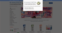 Desktop Screenshot of ibwahlstrom.se